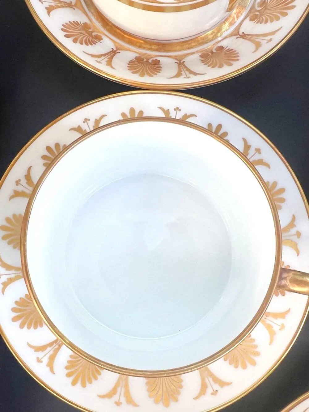 Vintage Richard Ginori Italian Pompei 22k Gold - 30 Piece Tea Set